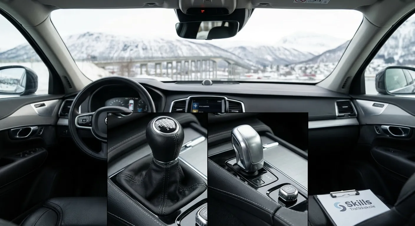 Automat eller manuelt gir? Velg riktig for din kjøreopplæring - Featured Image