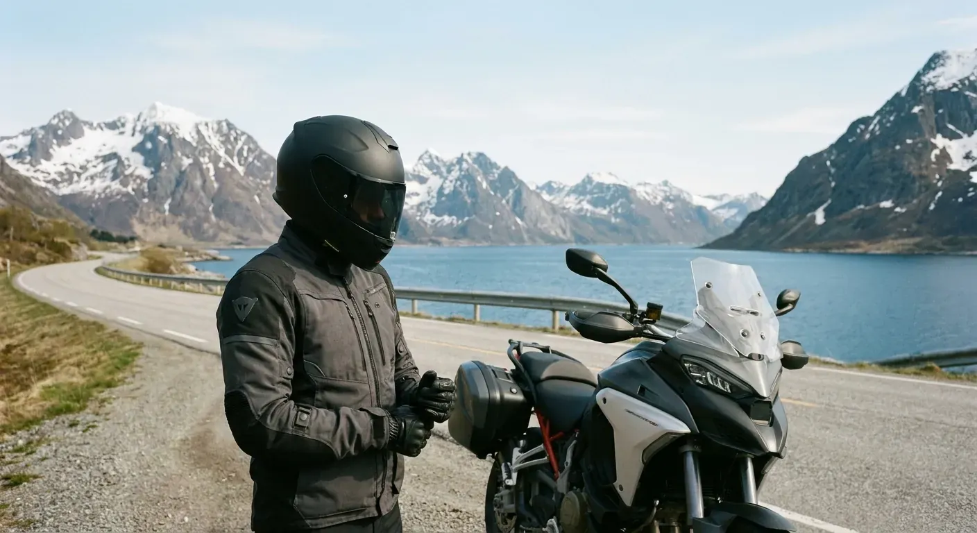 Sikkerhetsutstyr for motorsykkel: Slik beskytter du deg på veien - Featured Image