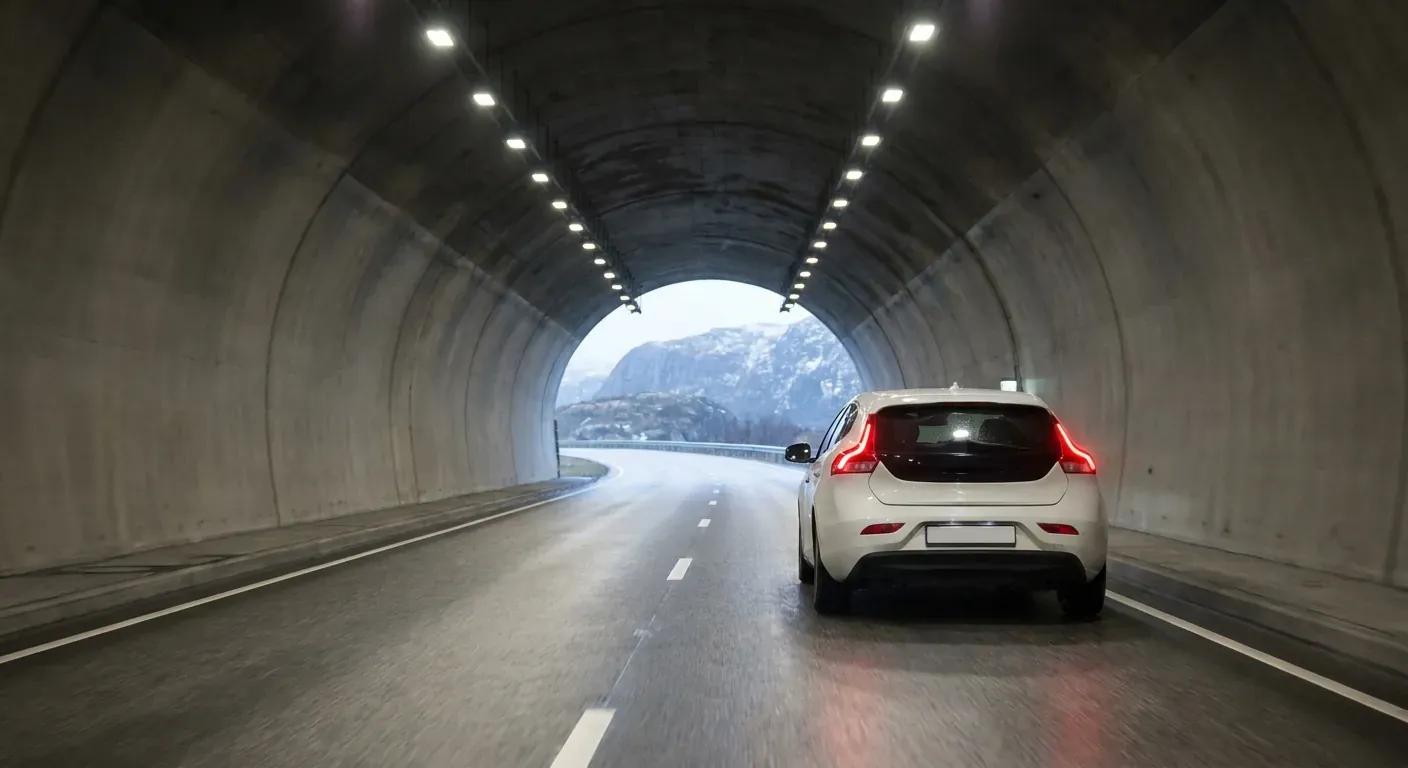 Sikker kjøring i tunnel: En komplett guide for norske forhold - Featured Image